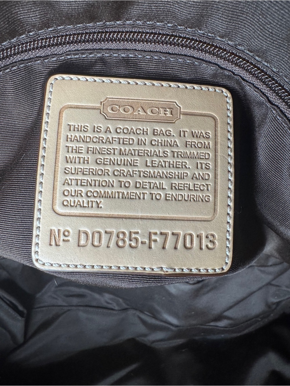 VINTAGE 07 COACH XL TRANSATLANTIC SIGNATURE TRAVEL DUFFLE BAG - Picture 11 of 12